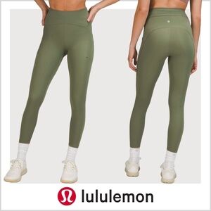 Women's Lululemon Power Thru High-Rise Tight 25" | Green |  Sz; 2